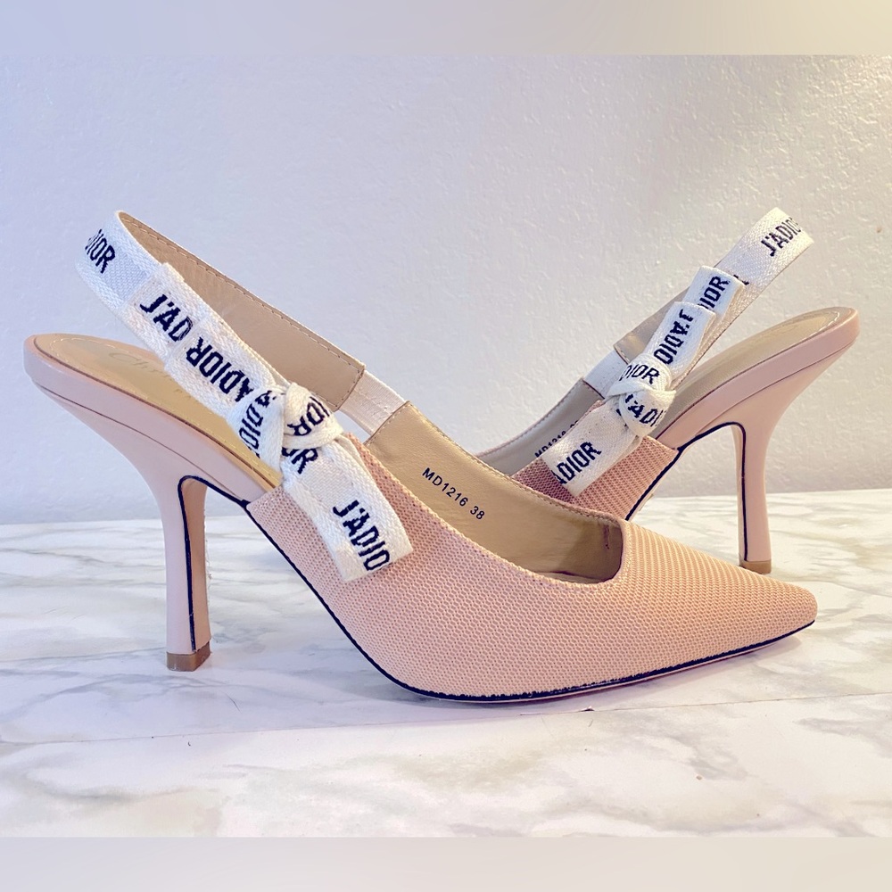 Christian Ja’Dior saddleback heels (authentic) Sz. 8